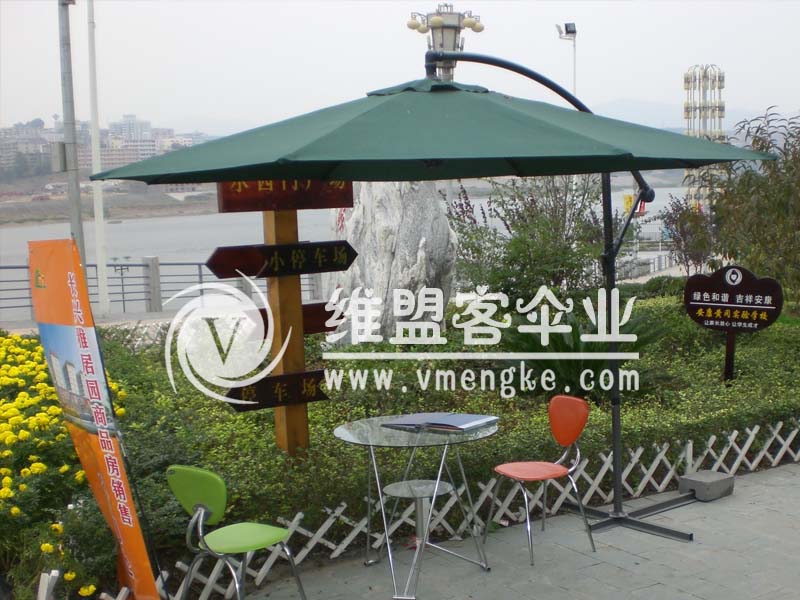庭院大空间遮阳伞2