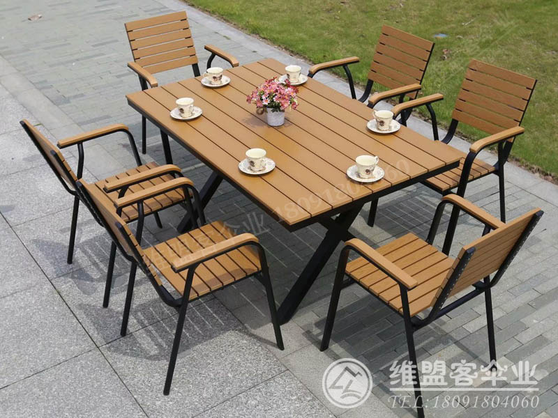 花园塑木家具2