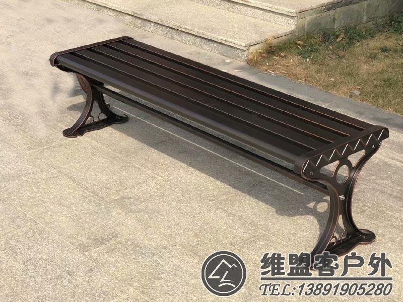 塑木公园椅 庭院公园椅 户外桌椅2