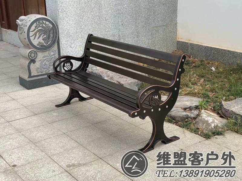 仿古公园椅 户外家具2